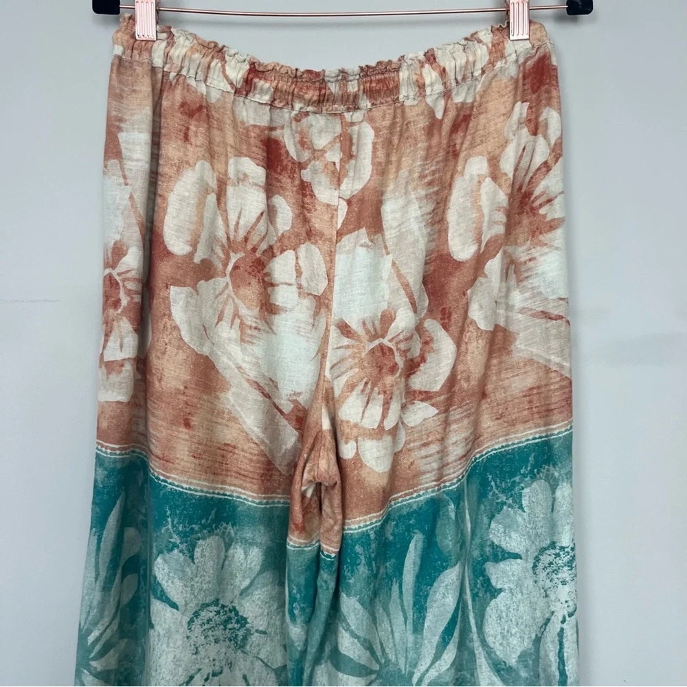 BY ANTHROPOLOGIE LINEN WIDE LEG PANTS SIZE SMALL - Picture 9 of 11
